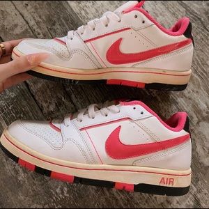 pink and white air forces